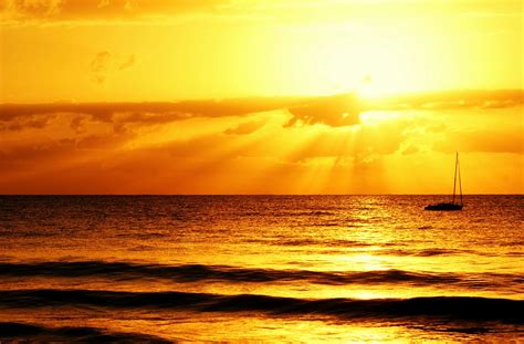 Chris Kiely Sunrise On Mission Beach Queensland Australia