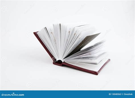 The Small Open Book Lays On Big Textbook Royalty Free Stock Photography