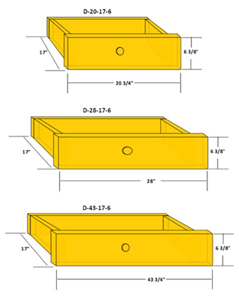 Standard Drawer Sizes Kitchen Design Ideas