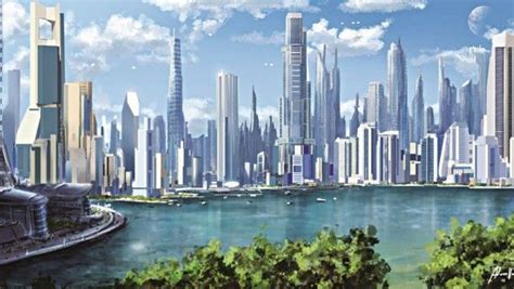 2020 The Future Is Still Not Here Futuristic City Future City Eco City