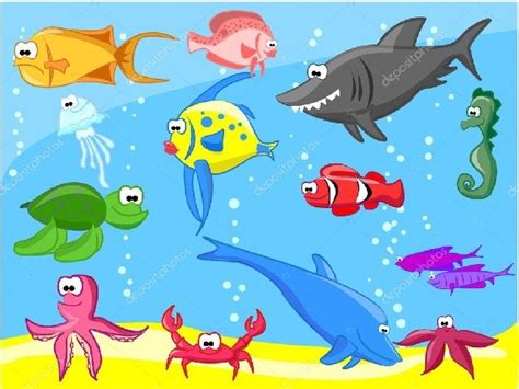 Kumpulan Gambar Kartun Ikan Di Laut Lucu Yang Bisa Di Unduh Dan Download