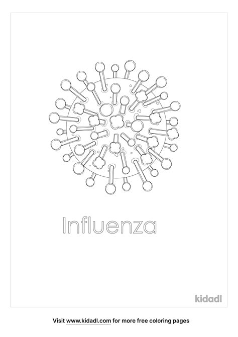 Influenza Virus Coloring Page Free Farm Animals Coloring Page Kidadl