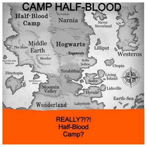 The Rest Is Great But Half Blood Camp It S Camp Half Blood Fail Fantasy World Map