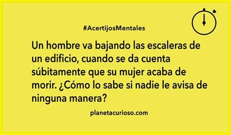 Nuestra colección de juegos mentales que elevan el pensamiento probará los límites de tu cerebro. 9 acertijos mentales que exigen una respuesta lógica ...