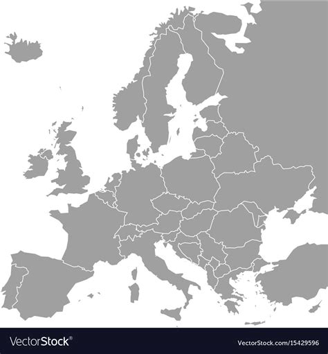 Blank Political Map Of Europe 2022