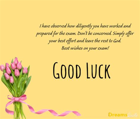 120 Best Wishes For Exam All The Best Dreams Quote