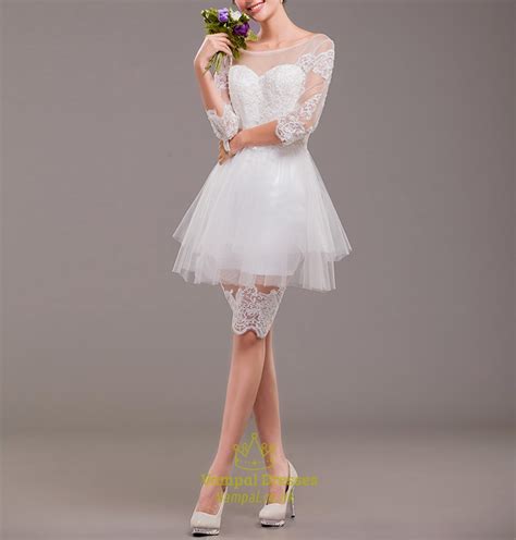 Customer reviews (17)knee length white dresses. Short Off White Lace Bridesmaid Dresses,White Lace Dress ...