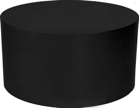 Cylinder Round Durable Metal Coffee Table Contemporary Coffee