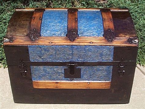 Antique Trunks Flat Top Or Dome Top With A Shadow Box And