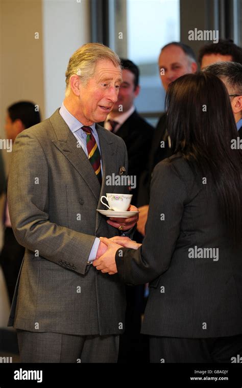 The Prince Of Wales Is Greeted By Shabnam Ismail Director Of Xanadu