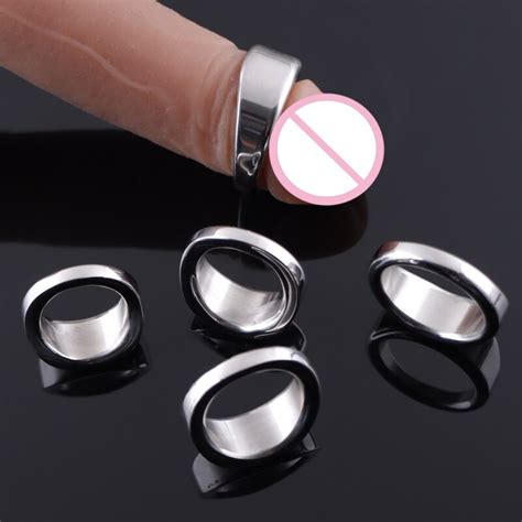 Metal Foreskin Corrector Penis Rings Cock Ring Male Glans Expose Delay