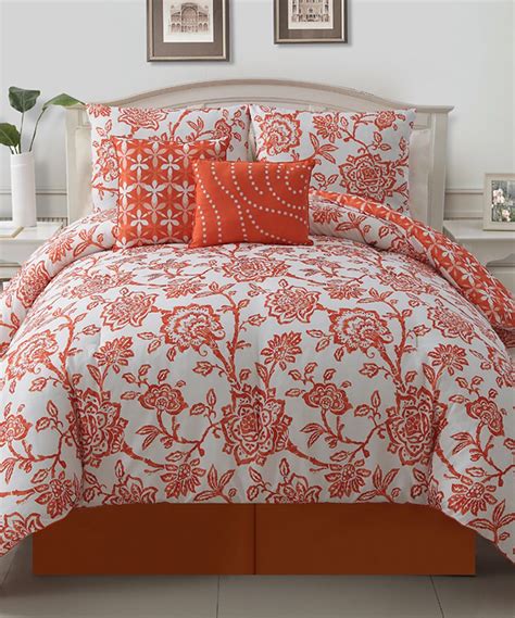 Enjoy free shipping on most stuff, even big stuff. Orange Jordin Comforter Set | Comforter sets, Bedding sets ...