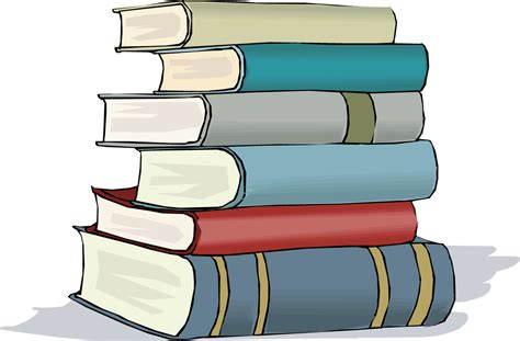 Stack Of Book Banner Transparent Library Rr Collections  Clipartix