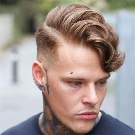 Side Part Fade Haircut Best Hairstyles For Men With Big Foreheads