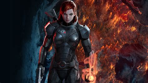 N7 Character Mass Effect Video Game Characters Commander Shepard
