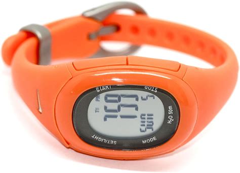 Nike Imara Fit Orange Digital Rubber Sport Watch Wr0076 802