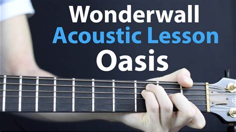 Oasis Wonderwall Acoustic Guitar Lesson Easy Beginner Tutorial