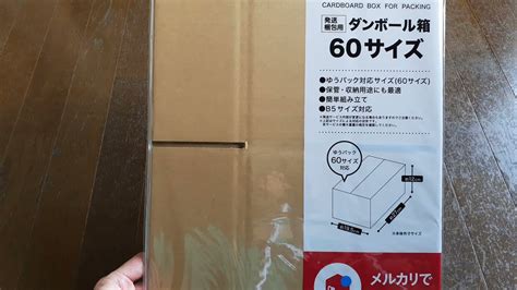 セリア 発送梱包用ダンボール箱 60サイズ b5 1枚入り 19 5cm 27cm 12cm 150g 100円ショップ 百均 seria メルカリ youtube