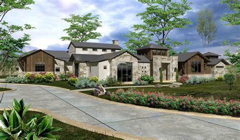 Hill Country Transitional Tgbuilder Hill Country Homes Farmhouse