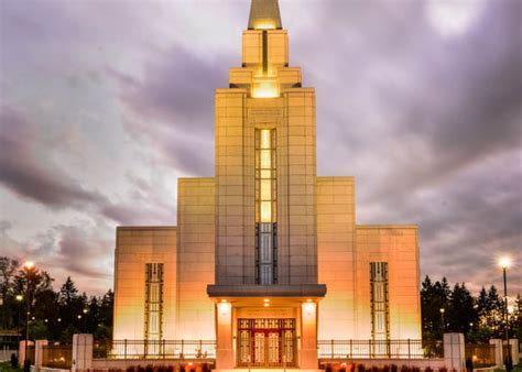 Vancouver Lds Temple Twilight