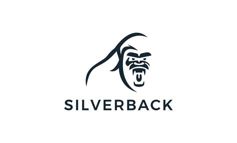 Premium Vector Silverback Gorilla Logo Design