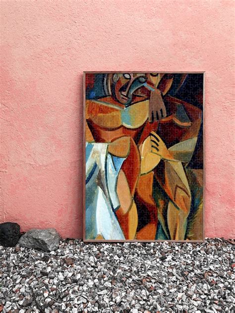 Two Nudes Painting By Pablo Picasso Gallery Framed Gift Etsy