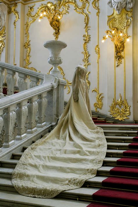 Ceremonial Court Mourning Dress Of Dowager Empress Maria Feodorovna