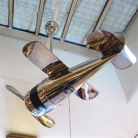 Scroll saw fretwork ornament art deco shadow box. Art Deco Airplane Ceiling Fan at 1stdibs
