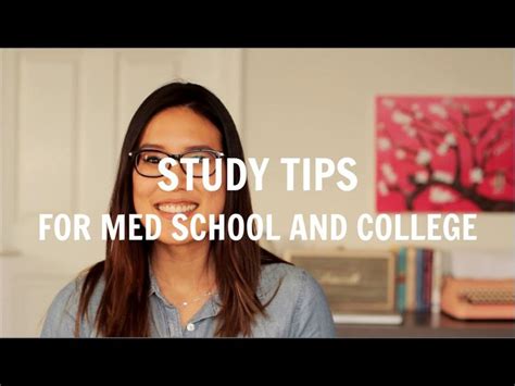 Study Tips For Medical School And College How I Study In Medical School