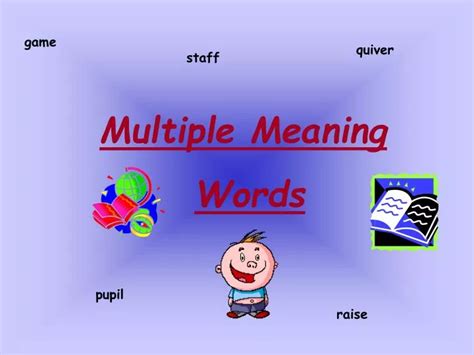 Ppt Multiple Meaning Words Powerpoint Presentation Free Download