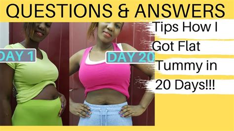 Q And A For Abs Video Abs Flat Tummy In 20 Days Trying Chloe Ting