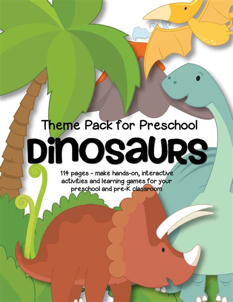 Dinosaurs Theme Activity Pack For Preschool