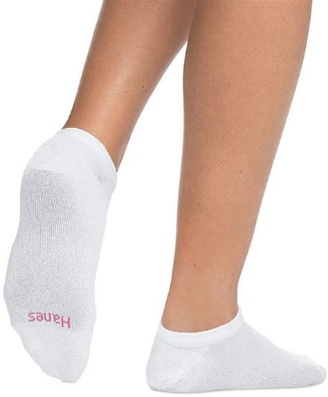 36 Units Of Hanes Woman White Footie No Show Ankle Socks Womens
