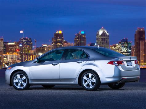 Wallpaper Lights City Sky Side View Asphalt Mazda Acura Tsx