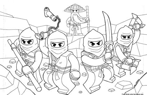 Masters of spinjitzu coloring page. printable coloring pages of ninjago for kidsFree Printable ...