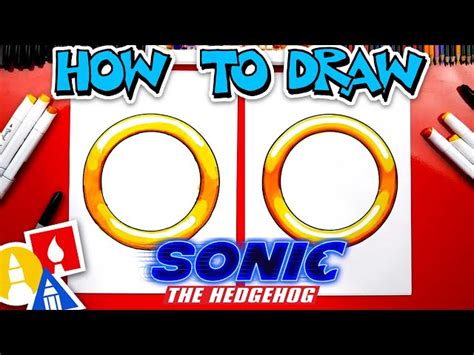 How To Draw A Ring From Sonic The Hedgehog Stayhome And Draw Withme