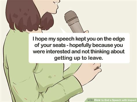 Easy Ways To End A Speech With Impact 10 Steps With Pictures