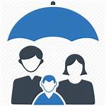 Insurance Icon Protection Umbrella Parents Transparent Clipart