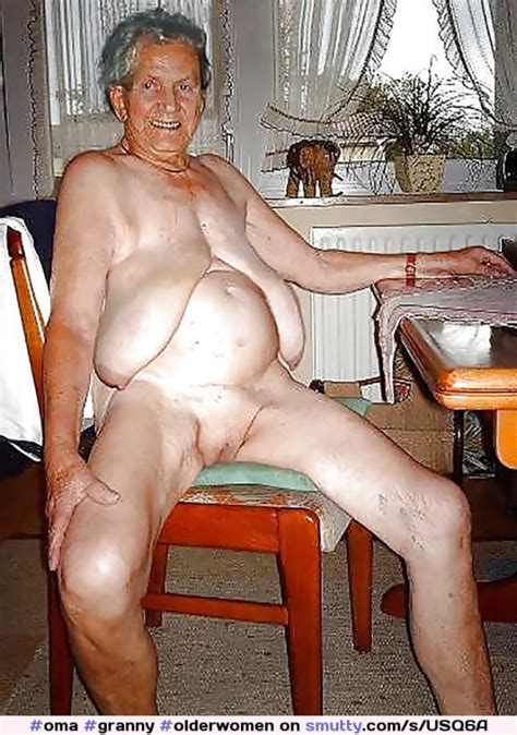 Very Old Oma Naked Cumception