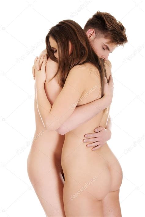Beautiful Naked Couple In A Tender Embrace Stock Photo Piotr