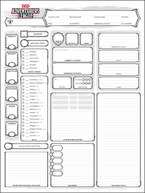 Again, if you don't have it, download the basic rules now. Character Sheets | Dungeons & Dragons