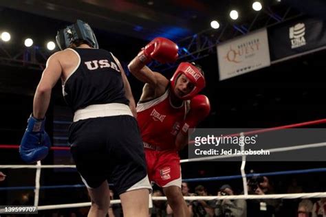 Queen Underwood In Action Vs Mikaela Mayer During 132 Lb Fight At