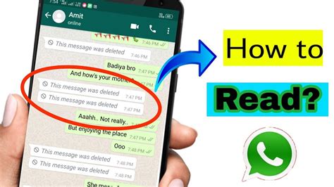 how to read deleted messages in whatsapp youtube