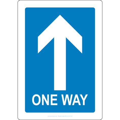 One Way Arrow Up Sign Jps Online