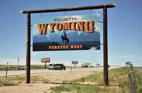 For Sale Welcome To Wyoming Entry Signs Slightly Used Local News
