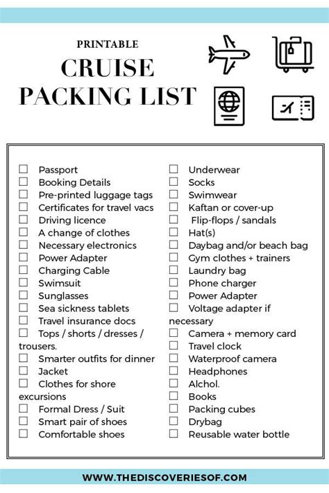What To Pack For A Cruise The Ultimate Cruise Packing List — The