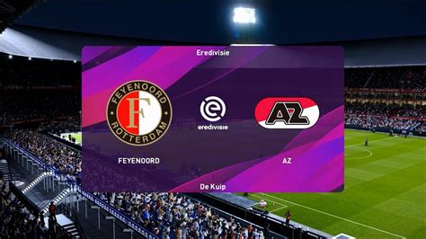 Met informatie over de club, spelers, competitie en het laatste nieuws. Feyenoord vs AZ Alkmaar | De Kuip | 2019-20 Eredivisie | PES 2020 - YouTube