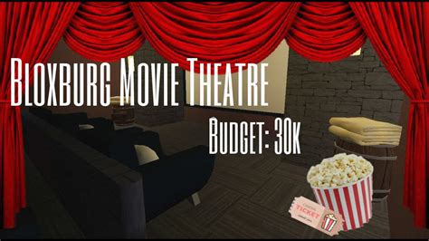 Bloxburg Movie Theater Ideas