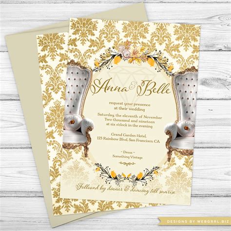 Same Sex Wedding Invitations And Ideas ⋆ Partyinvitecards The Best