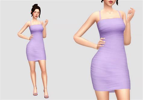Bodycon Ruched Dress By Casteru From Patreon Kemono
